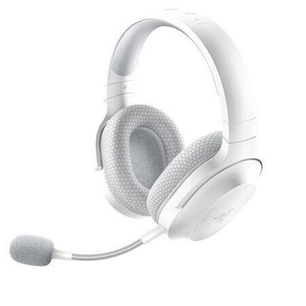Gaming Headset Wireless Barracuda X PC PlayStation Switch Android iOS 2.4GHz Bluetooth Detachable Mic Audio Device White