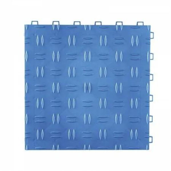 Garage Tiles Interlocking 12x12 in 25 Pack Garage Flooring Tiles Blue