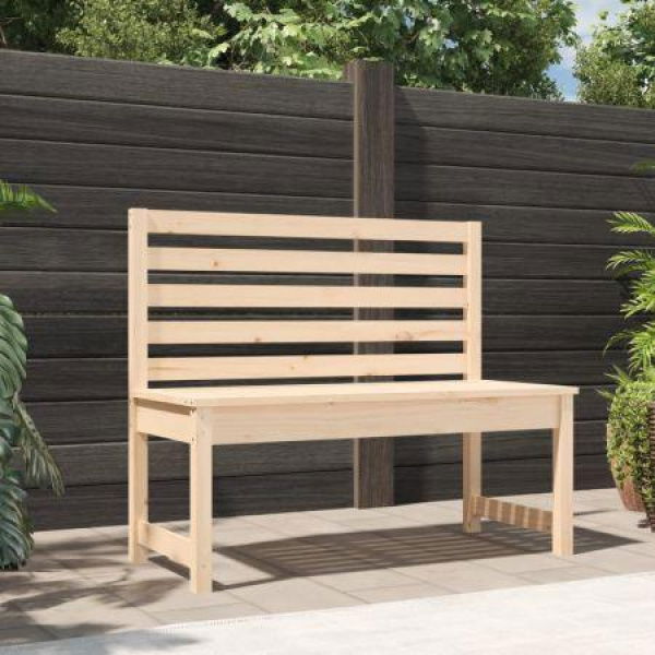 Garden Bench 109 Cm Solid Wood Pine