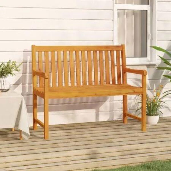 Garden Bench 110 cm Solid Acacia Wood