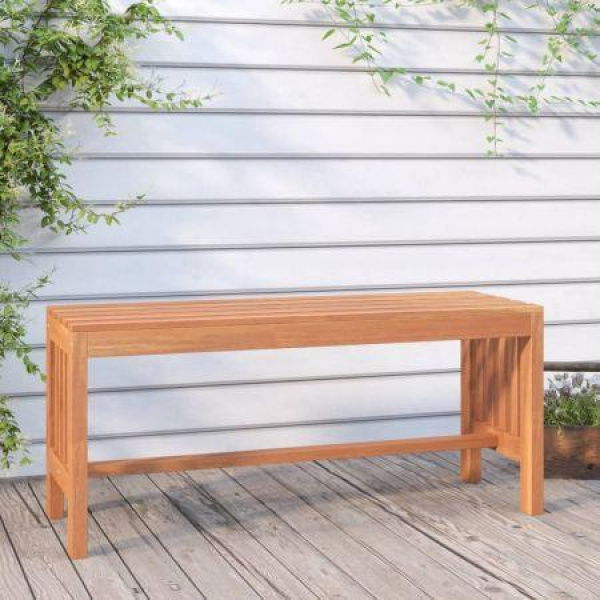 Garden Bench 110 Cm Solid Wood Eucalyptus