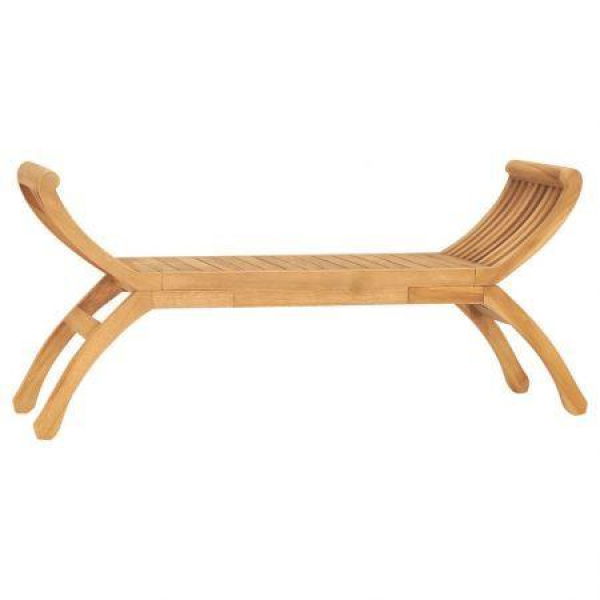 Garden Bench 120 Cm Solid Teak Wood