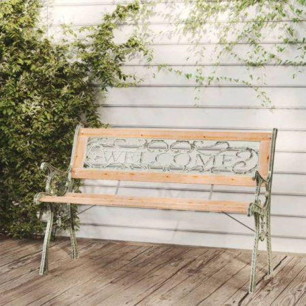 Garden Bench 122 Cm Solid Wood Fir