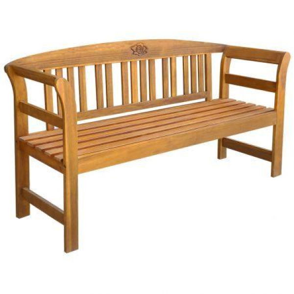 Garden Bench 157 Cm Solid Acacia Wood