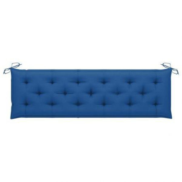 Garden Bench Cushion Light Blue 180x50x7 Cm Fabric