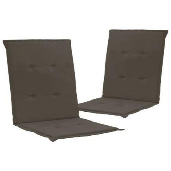 Garden Chair Cushions 2 Pcs Anthracite 100x50x3 Cm