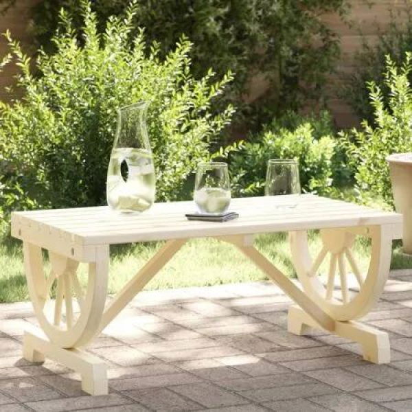 Garden Coffee Table 90x50x40 cm Solid Wood Fir