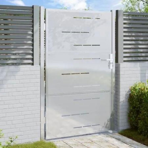 Garden Gate 100x150 cm Stainless Steel