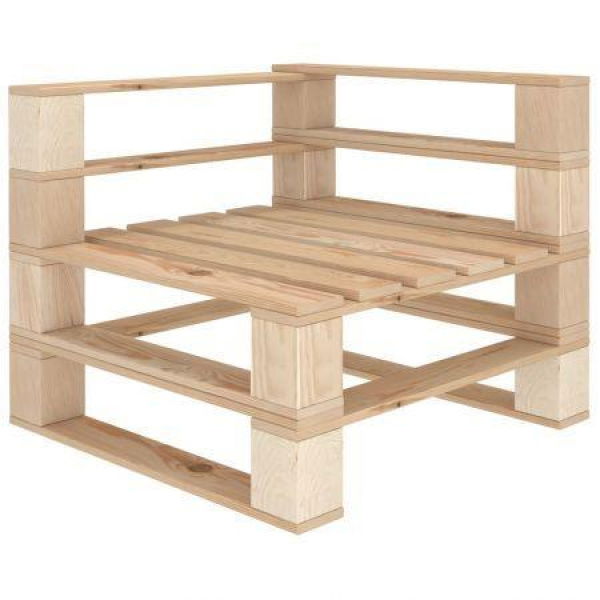 Garden Pallet Corner Sofa Wood