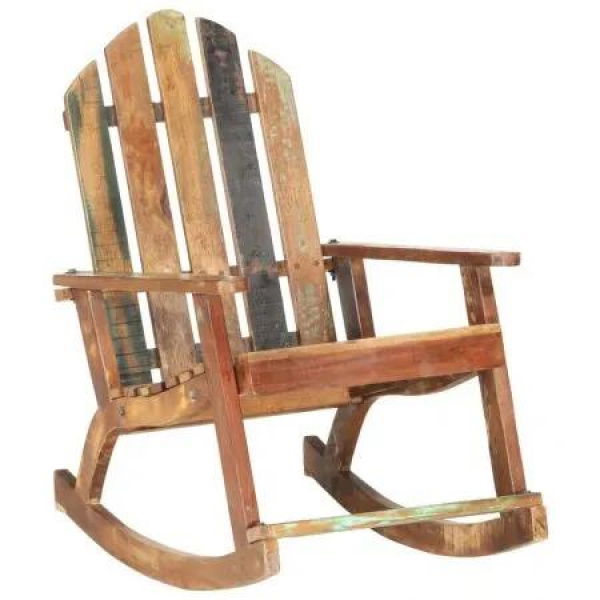 Garden Rocking Chair Solid Reclaimed Wood