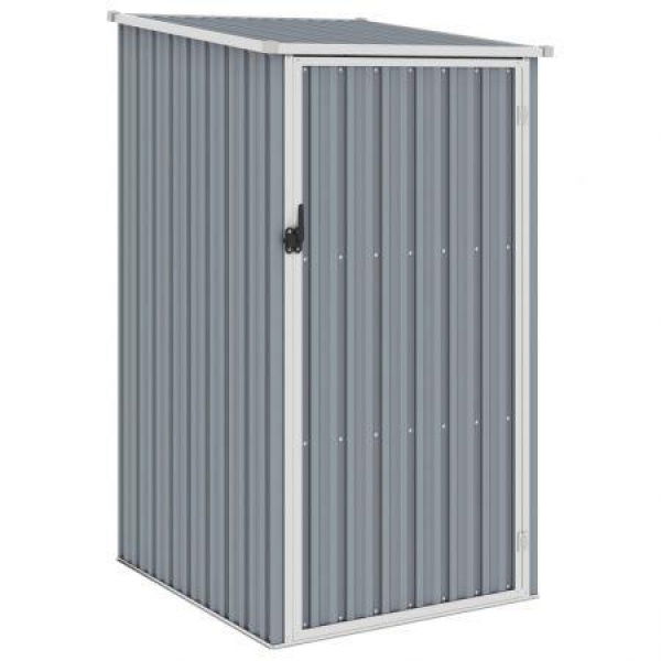 Garden Shed Grey 87x98x159 Cm Galvanised Steel