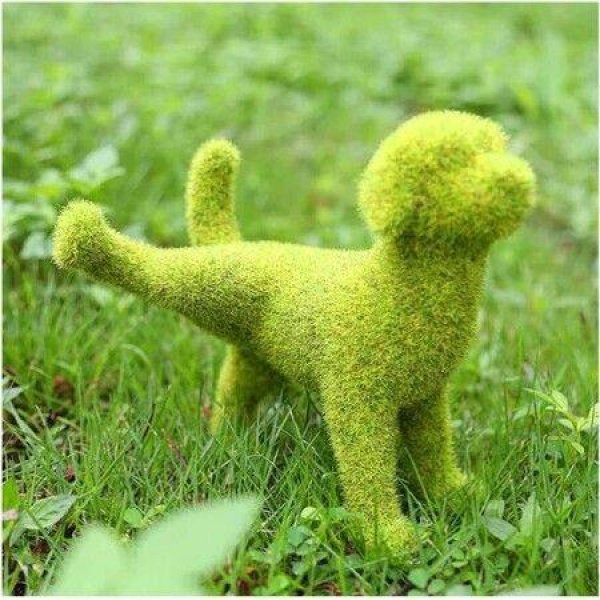 Garden Statues And Figurines Outdoors Naughty Peeing Puppy Figurines For Patio