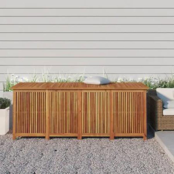 Garden Storage Box 200x80x75 cm Solid Wood Acacia