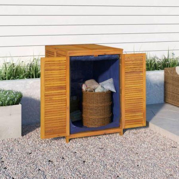 Garden Storage Box 70x87x104 Cm Solid Wood Acacia