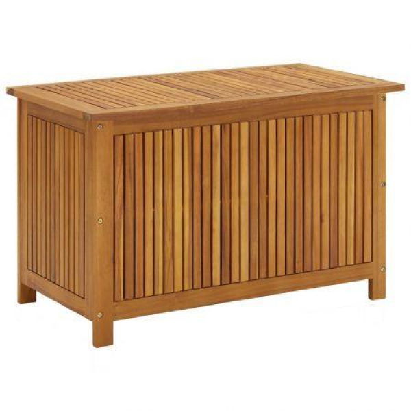 Garden Storage Box 90x50x106 Cm Solid Acacia Wood