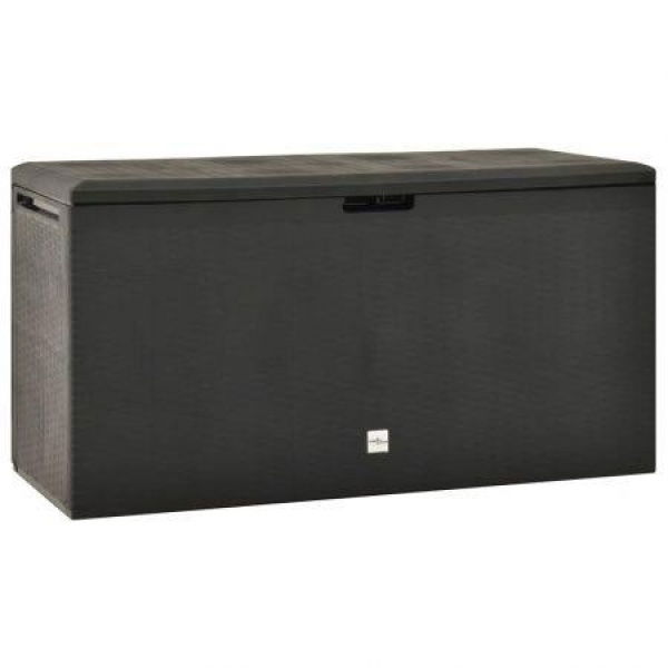 Garden Storage Box Anthracite 114x47x60 Cm