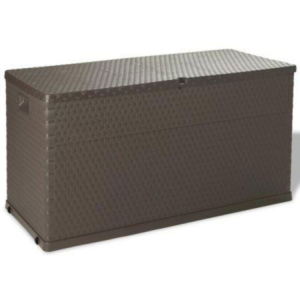 Garden Storage Box Brown 120x56x63 Cm