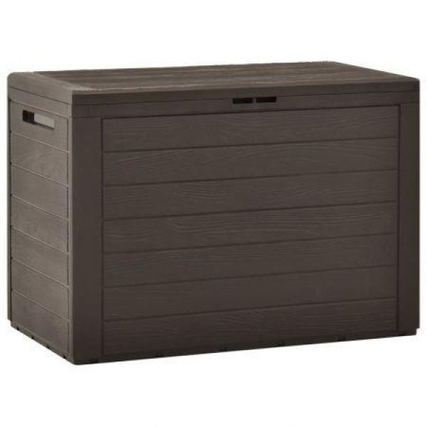 Garden Storage Box Brown 78x44x55 Cm