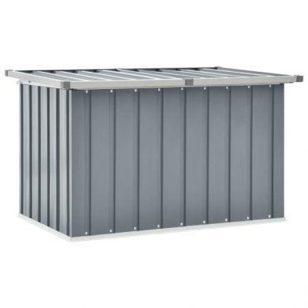 Garden Storage Box Grey 109x67x65 Cm