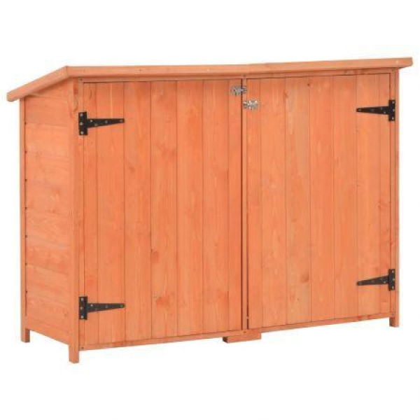 Garden Storage Shed 120x50x91 Cm Wood