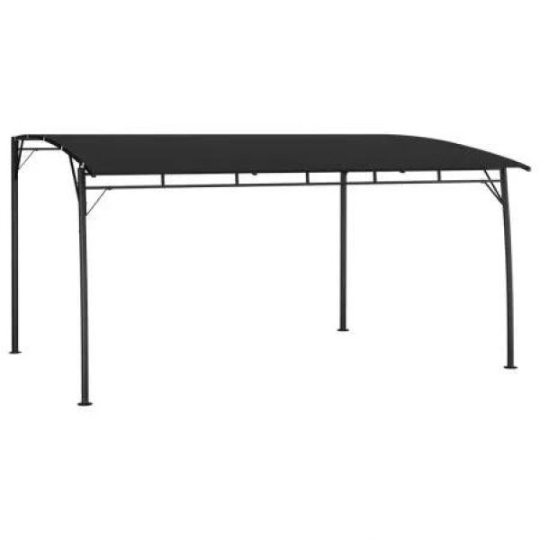 Garden Sunshade Awning 4x3x2.25 m Anthracite