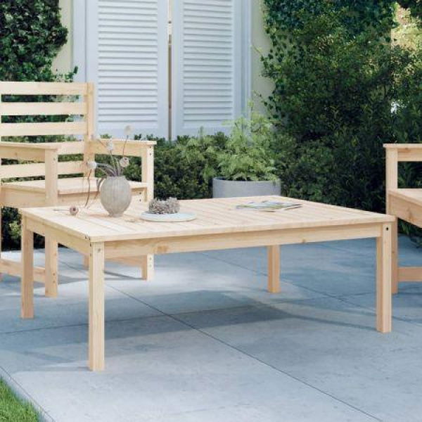 Garden Table 121x82.5x45 Cm Solid Wood Pine.