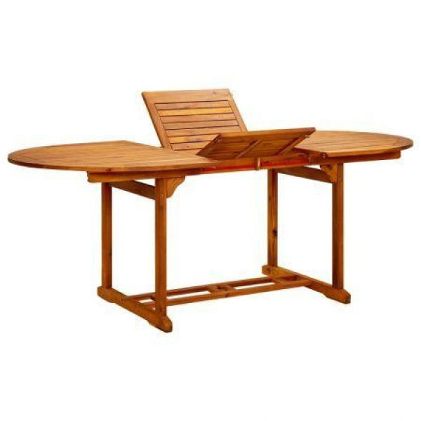 Garden Table 200x100x75 Cm Solid Wood Acacia