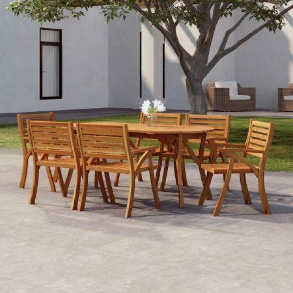 Garden Table 200x90x75 Cm Solid Wood Acacia