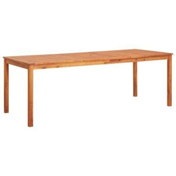 Garden Table 215x90x74 Cm Solid Acacia Wood