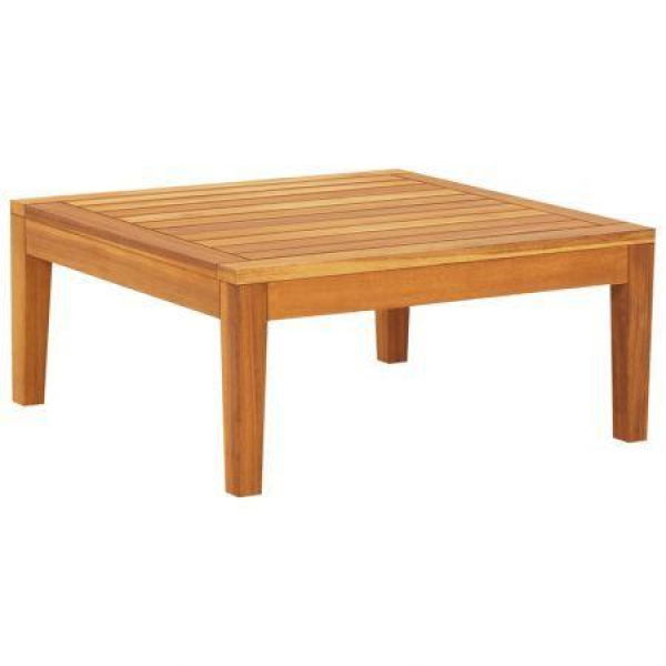 Garden Table 64x64x29 Cm Solid Acacia Wood