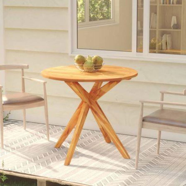 Garden Table 85x85x75 Cm Solid Wood Acacia