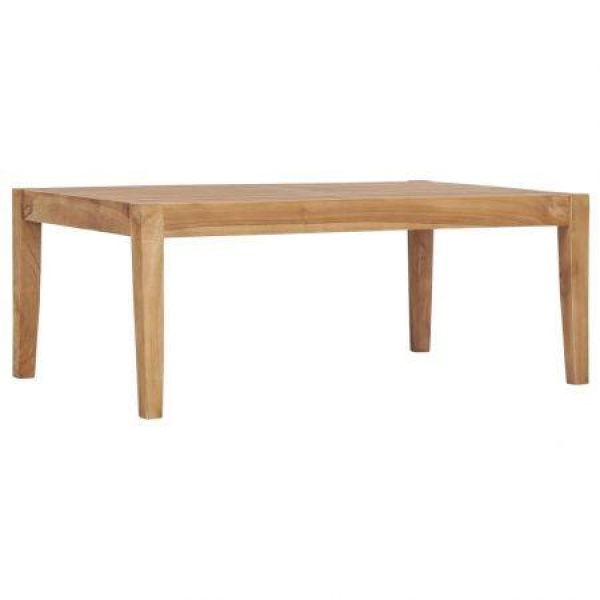 Garden Table 90.5x55.5x30.5 Cm Solid Teak Wood.