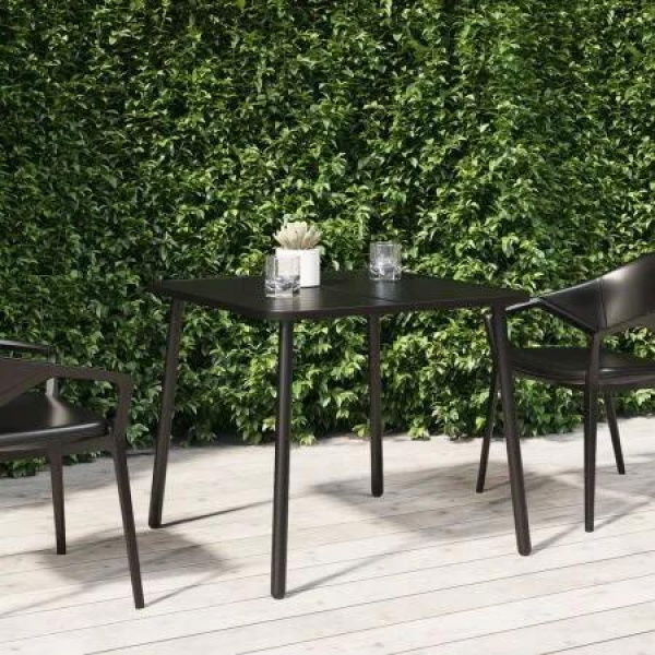 Garden Table Anthracite 80x80x71 cm Steel