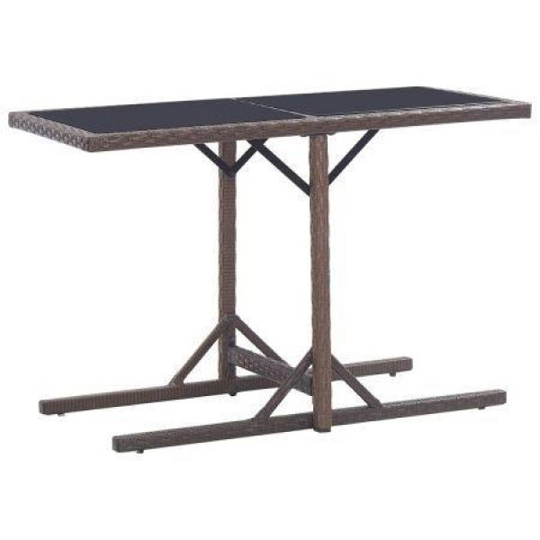 Garden Table Brown 110x53x72 Cm