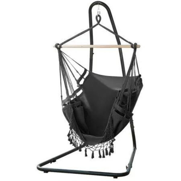 Gardeon Hammock Hanging Chair with Steel Stand