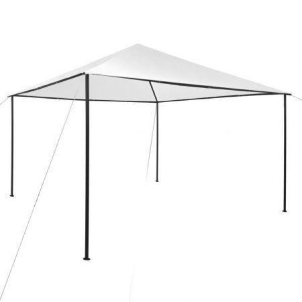 Gazebo 4x4x3m White 180g/m²