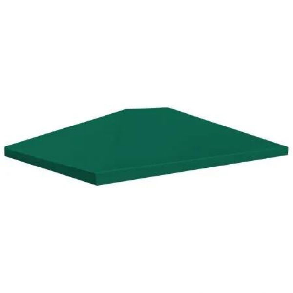 Gazebo Top Cover 310 g/mÂ² 4x3 m Green