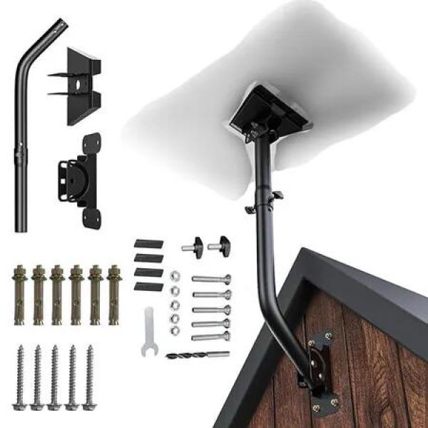 Gen 3 Starlink Mount, Adjustable Starlink Gen 3 Mount, Starlink Mounting Kit for V3 Starlink Standard Dish Include Starlink Gen 3 Pipe Adapter