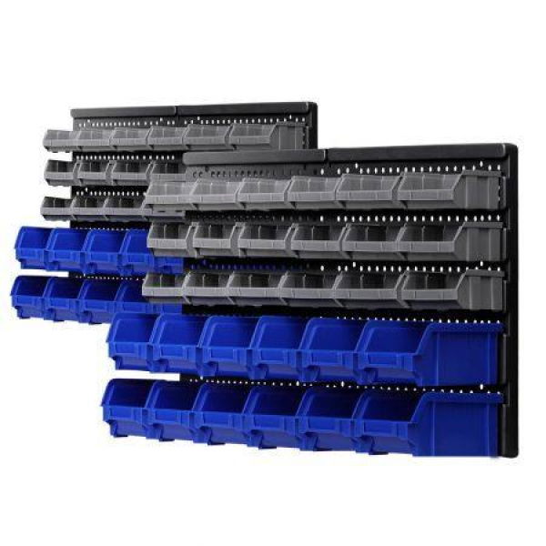 Giantz 60 Storage Bin Rack Wall Mounted