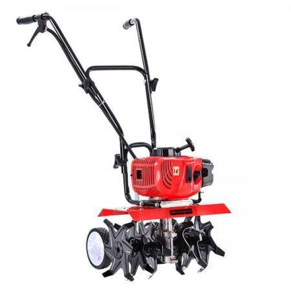 Giantz 88CC Tiller Rototiller Garden Cultivator 6 Blades Soil Power Rotary Hoe