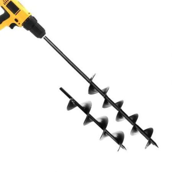 Giantz Power Garden Spiral Auger Hole Digger Earth Drill Bit æ¡…75x300 & 600mm