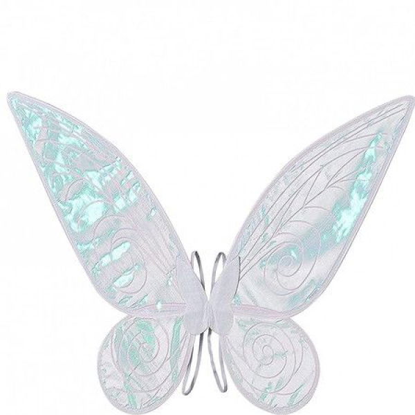 Girls Butterfly Fairy Wings Princess Wings Sparkle Costumes (White)