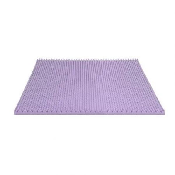 Giselle 5cm Memory Foam Mattress Topper Lavender Infused Egg Crate Pad Mat King