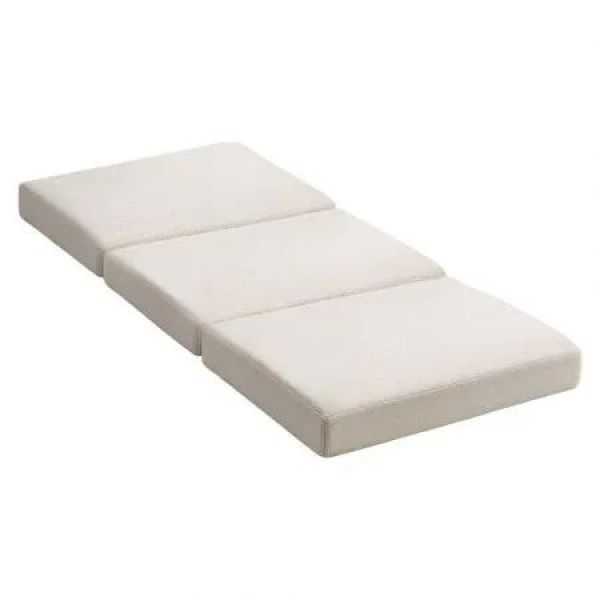 Giselle Bedding Foldable Mattress Fleece Portable 3-fold Folding Foam Mattresses