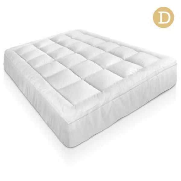 Giselle Bedding Mattress Topper Pillowtop Bamboo Double