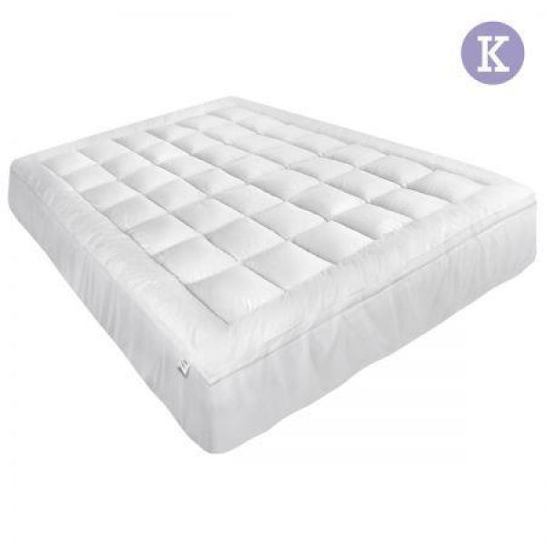 Giselle Bedding Mattress Topper Pillowtop Protector Pad King