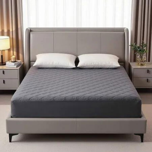 Giselle Water-Resistant Mattress Protector Microfiber 360æŽ³ Fit Queen