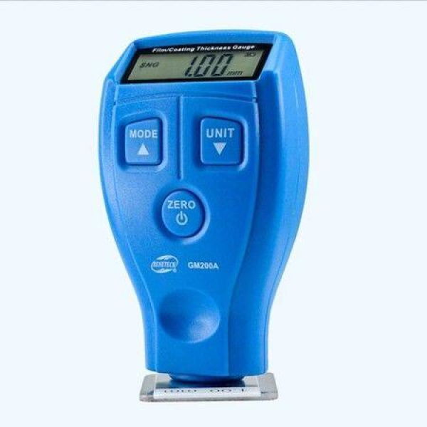 GM200A Mini Digital Film Thickness Gauge Iron Varnish Ultrasonic Car Paint Width Gauge