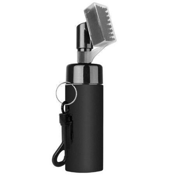 Golf Club Brush Spray Water Bottle Golf Brush Holds 5 Oz Water Best Golf Gifts For Men The Indispensable Golf Accessories For Men (Black)