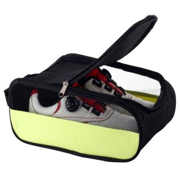 Golf Shoes Bags Travel Shoes Bags Zippered Sports Shoes Bag (Green)